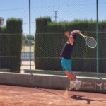 Springende tennisser