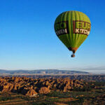 Luchtballon vlucht boven Guadix