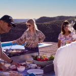 Paella workshop op het terras